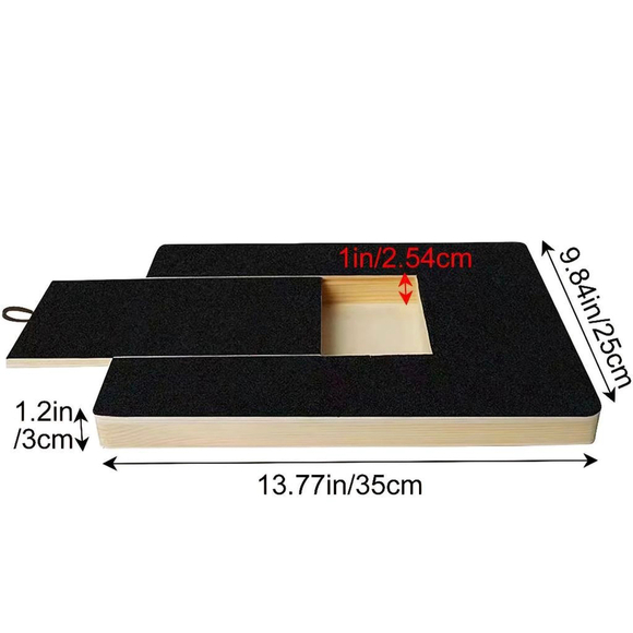 Unbranded Dog‎ Nail Scratch Board Black Beige One Size - Picture 7 of 9